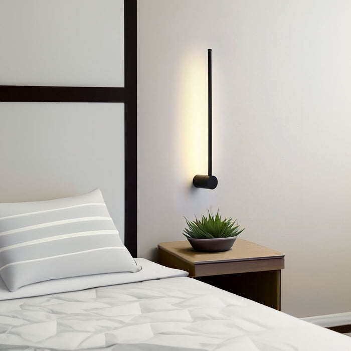 Merlot Modern Minimalist Linear Wall Light Sconce