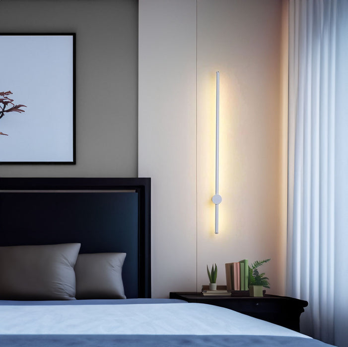 Merlot Modern Minimalist Linear Wall Light Sconce