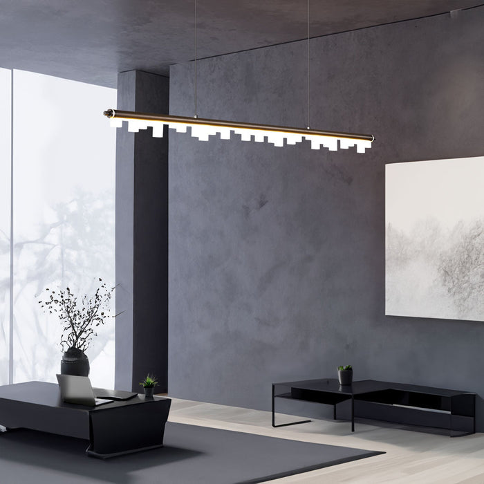 Skyline Modern LED Linear Ceiling Pendant Light