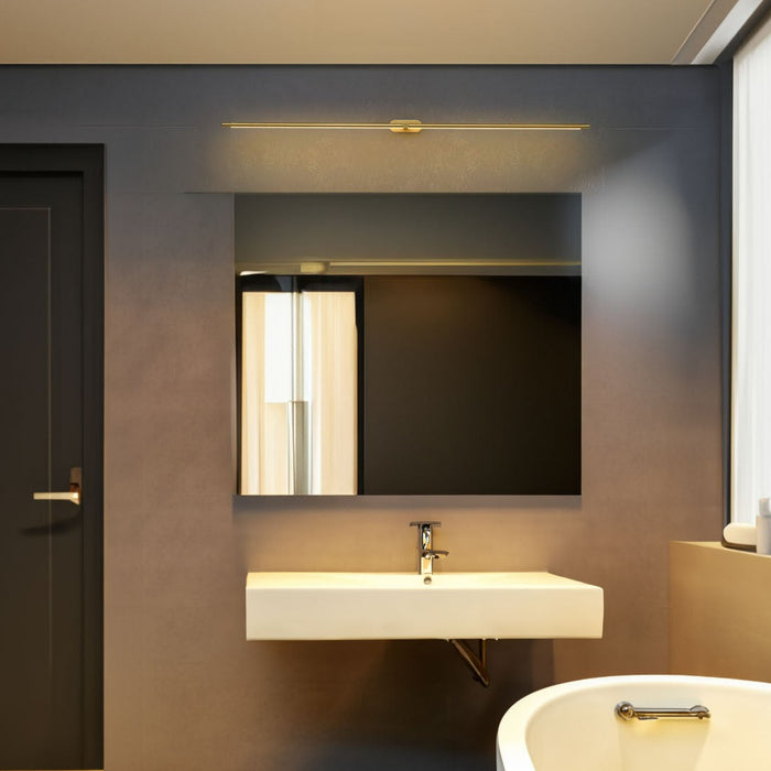 Paramount Minimalist Linear Bathroom Vanity Wall Light