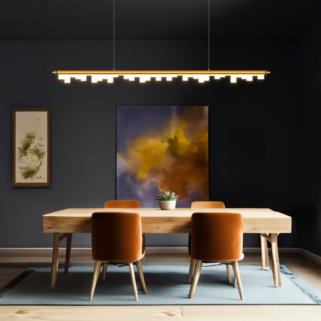 Skyline Modern LED Linear Ceiling Pendant Light — Minimalosity