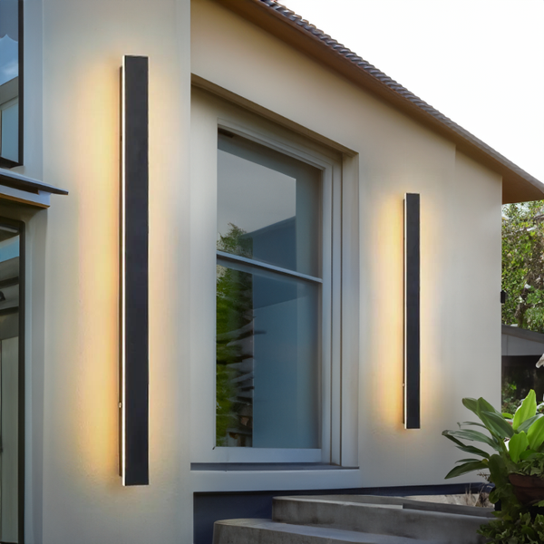 Verve Modern Outdoor Linear Wall Light Sconce