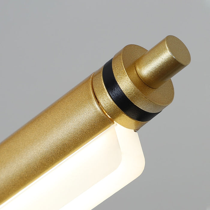 Scroll Modern LED Linear Ceiling Pendant Light